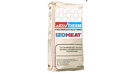 Tencuiala IZOHEAT T01A cu Ciment Alb
